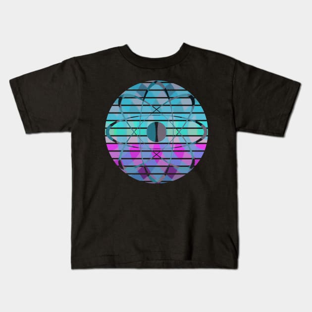 Retro-futuristic atom Kids T-Shirt by Sarcastic101